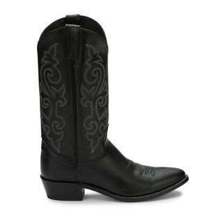 Men’s Justin black cowboy boots